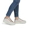 Rieker Platform Trainer With Side Zip - Cream Patent